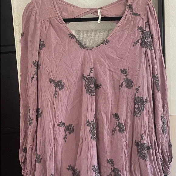 Free people Floral Mauve Dress - Picture 2 of 3